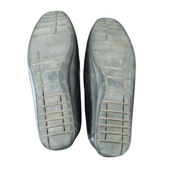 [H292] Karosso Black Genuine Leather Moccasin Driver/Loafers, Size 26 - Picture 5 of 8